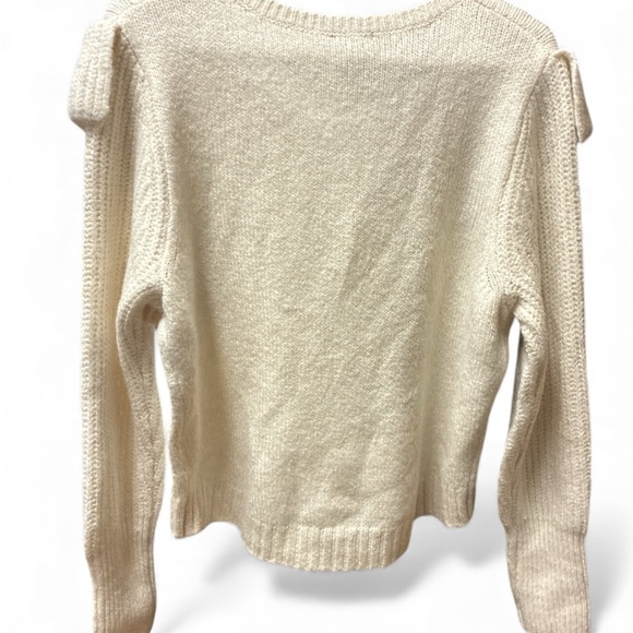 Wild Fable large Ivory Sweater Long Sleeve Soft Acrylic - Picture 2 of 4